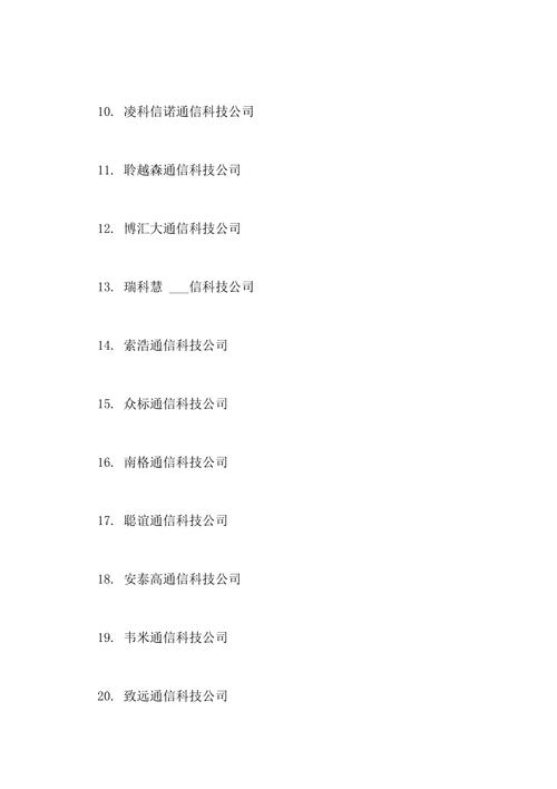 现代科技公司的简洁大气命名艺术，探索企业命名新境界