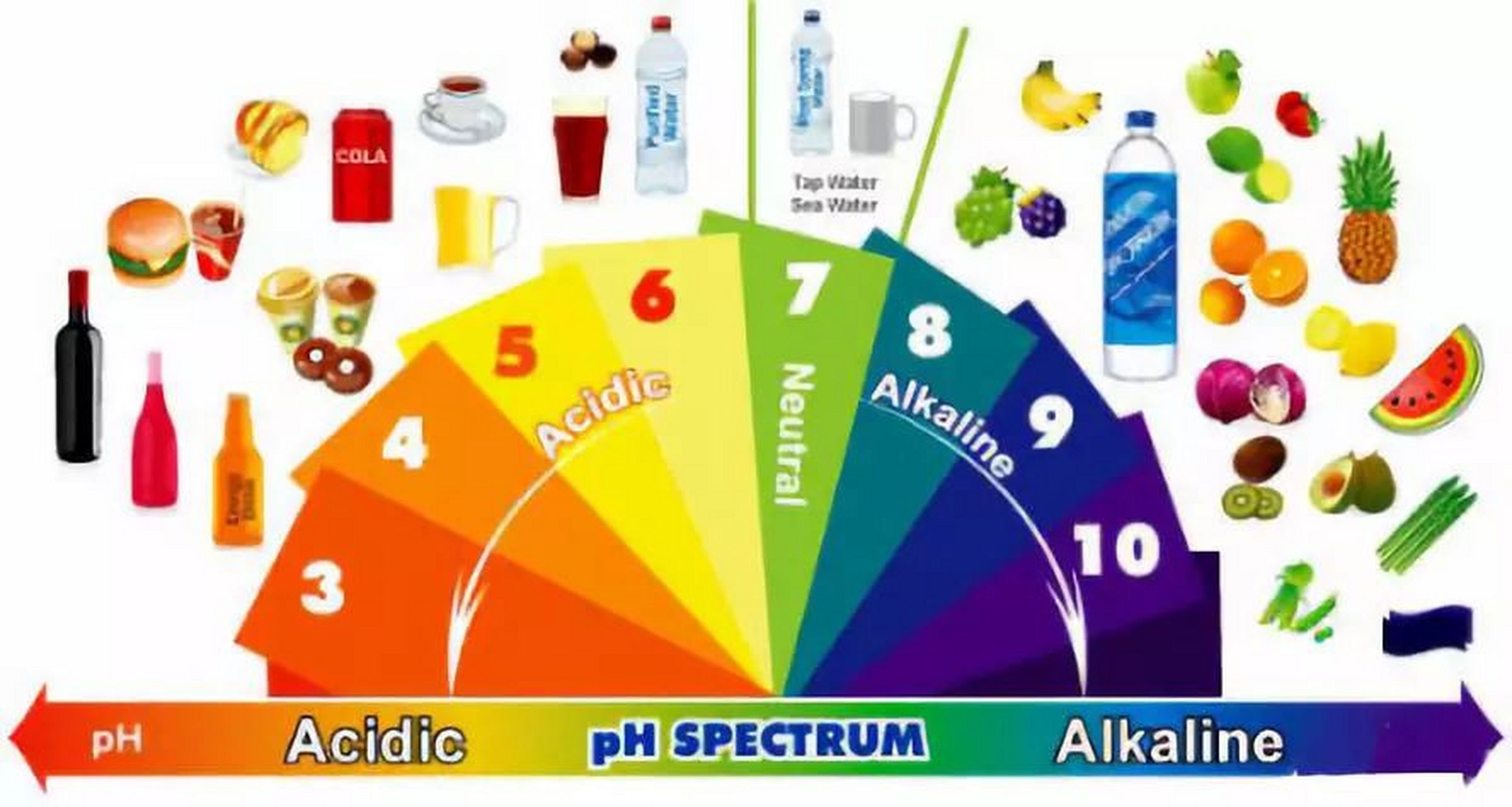 如何通过食物调整身体的PH值