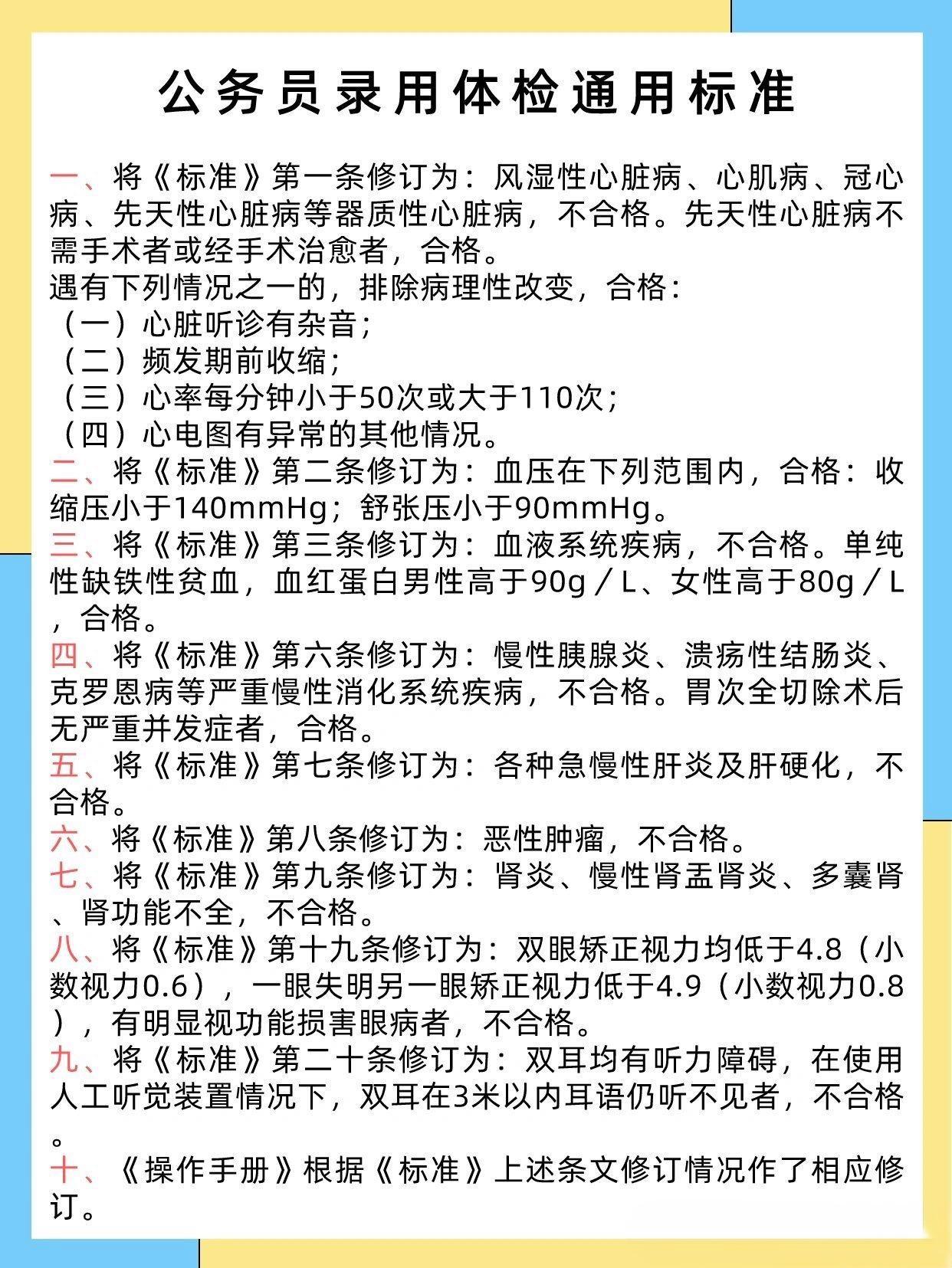 公务员体检最易淘汰项目深度解析