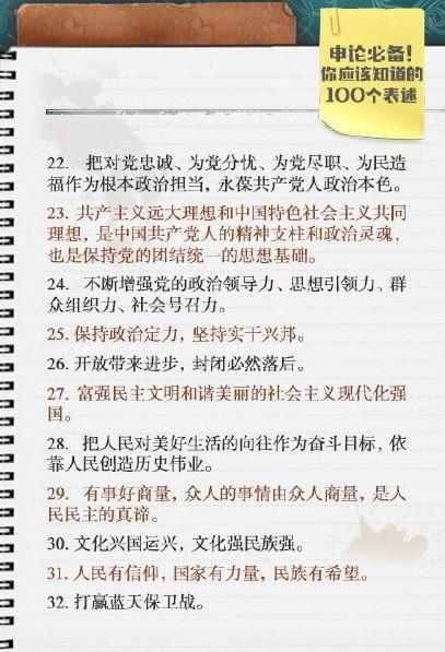 公考必备的常识知识点梳理，100个必备常识汇总