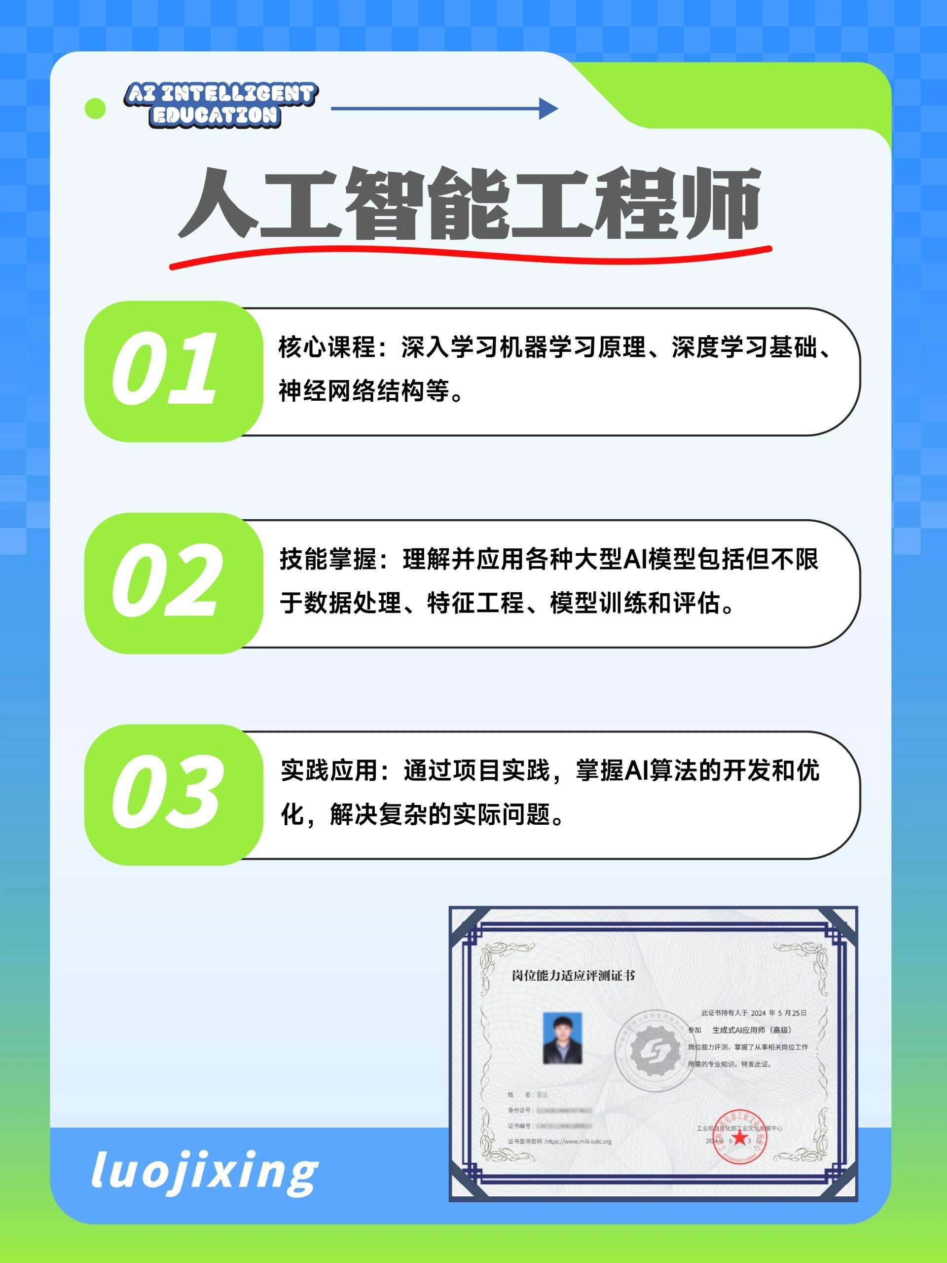 AI人工智能证书报考条件解析