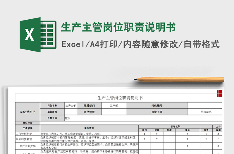 生产管理岗位职责模板编写指南与要点解析