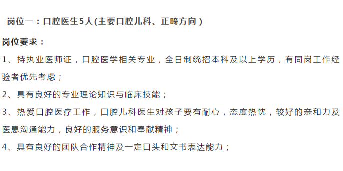 急招口腔医师，专业人才需求迫切与未来口腔医学发展展望