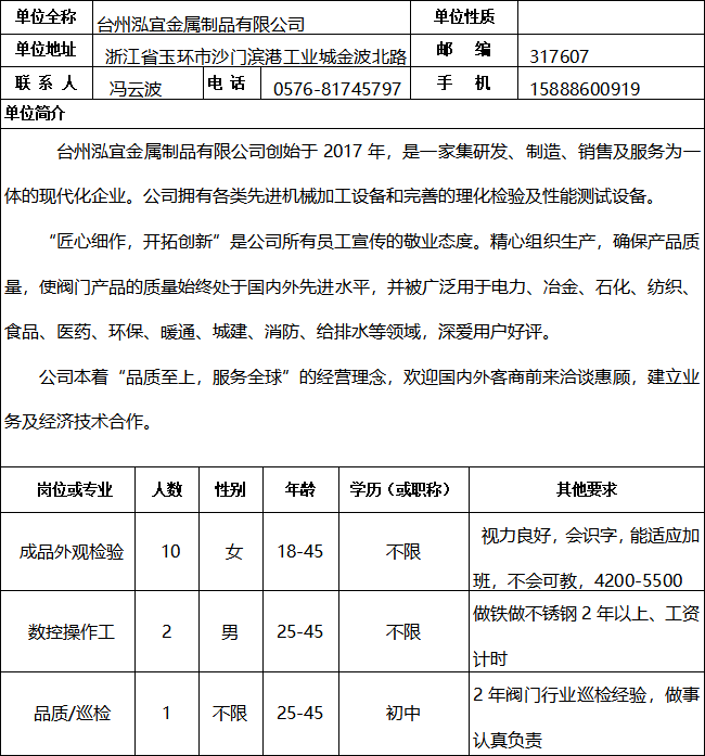 浙江医疗工厂招聘启事，职业发展的新天地