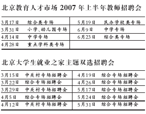 北京教师招聘最新信息